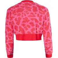 Mymo Casaco de malha rosa claro / vermelho