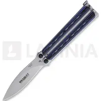 Bradley Balisong Kimura Butterfly G10, black/blue