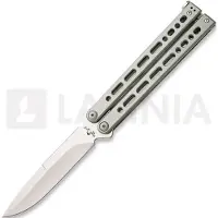 Bear Ops Balisong Bear Song VIII Spear Point, cinza