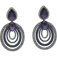 Avant Garde Brincos 'Genevievema' roxo