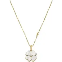 Emporio Armani Gold-plated Collana with crystals Four-leaf clover EGS3347710