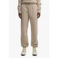 Superdry para mulher. W7011316A Calças Jogger Essential Logo bege (L), Casual, Algodão