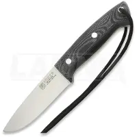 Joker Faca bushcraft Ranger, Black Canvas Micarta, Firesteel
