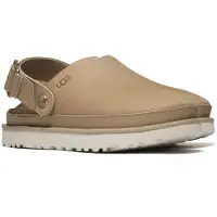 Ugg para mulher. 1169590 Tamancos de couro Goldenstar Villa castanho claro (39), Marrom, 1 a 3cm, Fivela, Casual