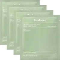 BIODANCE Real Deep Mask alghe marine 4 pezzi — Maschera viso