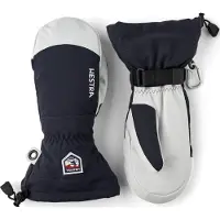 Hestra - Luvas ski - Mitt Army Leather Heli Ski Black para Unissexo - Tamanho 9 - Preto