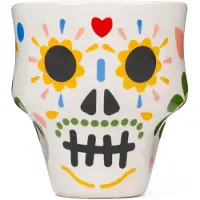Kikkerland Xícara Sugar Skull Shot-2 X 2.25 Inches