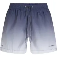Karl Lagerfeld Calções de banho safira / azul escuro / offwhite