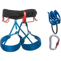Black Diamond - Arnês escalada - M Momentum Harness Package Kingfisher para Homem - Tamanho L - Azul