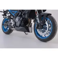 SW-Motech Proteção do motor em alumínio GSX-8S/GSX-8T Preto/Prateado