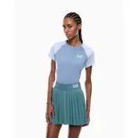 EA7 para mulher. 7W000986_AF21059 Saia Tennis Pro turquesa (XXL), Esportivo, Poliamida