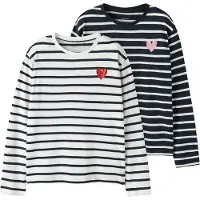 Name it Camisola navy / cor-de-rosa / vermelho / branco