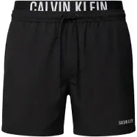 Calvin Klein Underwear Calções de banho 'Intense Power' preto / branco