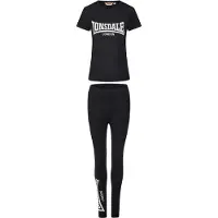Lonsdale Fato de treino 'Jupiner' preto / branco