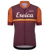 Santini Camisola De Ciclismo De Manga Curta Eroica Iris