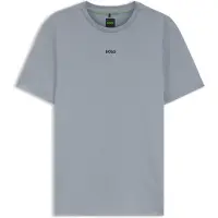 BOSS para homem. 50564508 Camiseta Active cinza (XXL), Casual, Esportivo, Poliéster, Manga curta