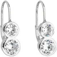 Evolution Group 11170.1 Argento Zirconi Trasparenti — Orecchini