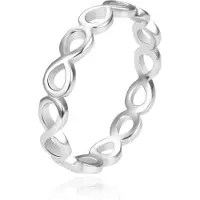 Agato Anello Infinity Argento Agt-R52X 52 mm — Anello