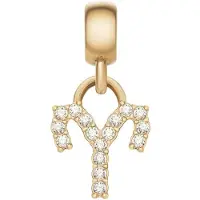 Daniel Wellington Ciondolo Placcato Oro Con Cristalli Ariete Crystal Zodiac DW00400755 — Ciondolo