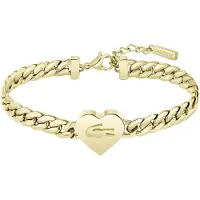 Lacoste Bracciale Placcato Oro Love My Croc 2040464 — Bracciale