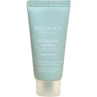 MARY & MAY Mary&Max Vegan CICA Tea Tree Lenitiva Wash Off Pack Clay Maschera 30g — Maschera viso