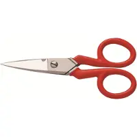 Bahco Tesoura De Eletricista Com Pequena Ranhura E Lâmina Serrilhada 45 Mm
