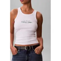 Calvin Klein Jeans Camiseta Sem Mangas Contour 2x2 Rib Graphic