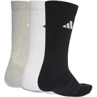 Adidas Meias de desporto 'Ess' greige / preto / branco