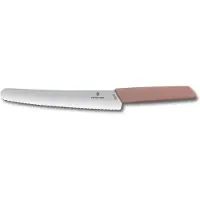 Victorinox Swiss Modern faca para pão 22 cm, cor-de-rosa