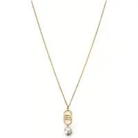 Liu Jo Collana Perle Logo Placcato Oro Lj2208 — Collana
