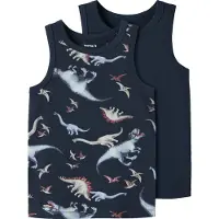 Name it Camisola 'DINO NOOS' navy / azul claro / cinzento / vermelho