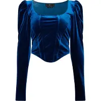 Faina Camisa azul real