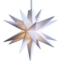 Sterntaler Estrela LED para bebé, interior, 18 pontos, bateria, branco