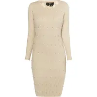 Faina Vestido de malha creme