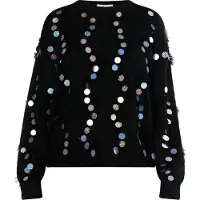 IZIA Pullover azul / preto