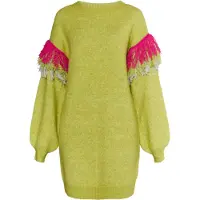 IZIA Pullover cinzento claro / cana / rosa