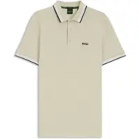 BOSS para homem. 50469055 Polo Paddy bege (M), Casual, Algodão, Manga curta