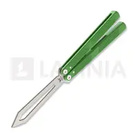 Flytanium Balisong trainer Zenith Trainer 2.0 - Radioactive Green / Stonewash