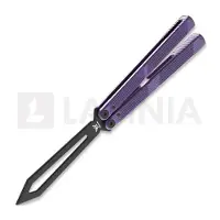Flytanium Balisong trainer Zenith Trainer 2.0 - Ultra Violet / Black