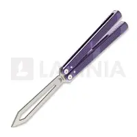Flytanium Balisong trainer Zenith Trainer 2.0 - Ultra Violet / Stonewash