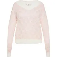 Usha Pullover rosa claro / branco