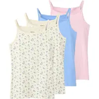 Name it Camiseta Interior Sem Mangas Floral 4 Unidades