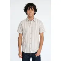 Jack & Jones Camisa 'JJChad' pedra / branco