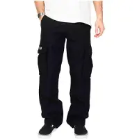 REELL Calças de desporto 'Pantalon reel negro ripstop cargo pant 6' preto
