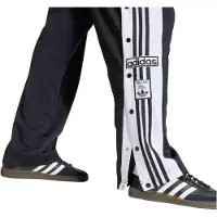 Adidas Originals Calças 'Adibreak' preto / branco