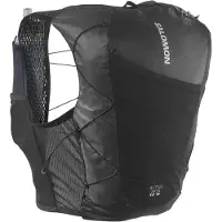 Salomon - Mochilas trail - Active Skin 12 Set W Black/Metal para Mulher - Tamanho M - Preto