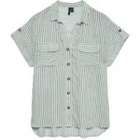 Vero Moda Camisa De Manga Curta Bumpy