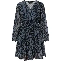 Faina Vestido cinzento escuro / preto