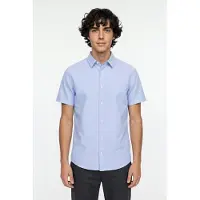Jack & Jones Camisa De Manga Curta Chad Oxford Stripe