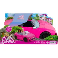 Barbie Boneca De Brinquedo De Veículo Conversível Rosa Com Rodas Giratórias
